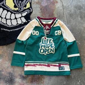 Mens life wide open hockey jersey